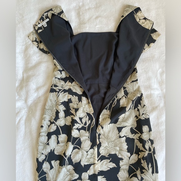 Banana republic sheath dress cream and dark grey pattern - Picture 6 of 9